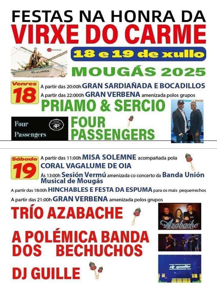 Virxe do Carme de Mougás (2025) en Oia