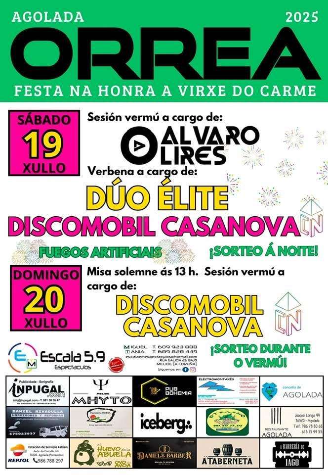 Virxe do Carme de Órrea en Agolada