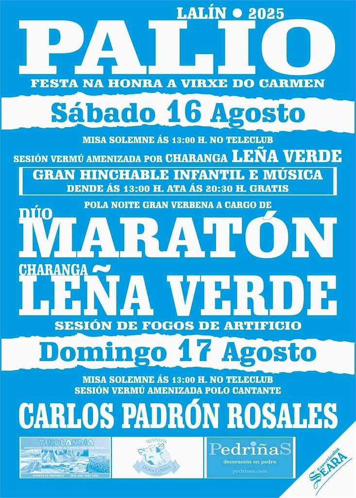 Virxe do Carme de Palio (2025) en Lalín