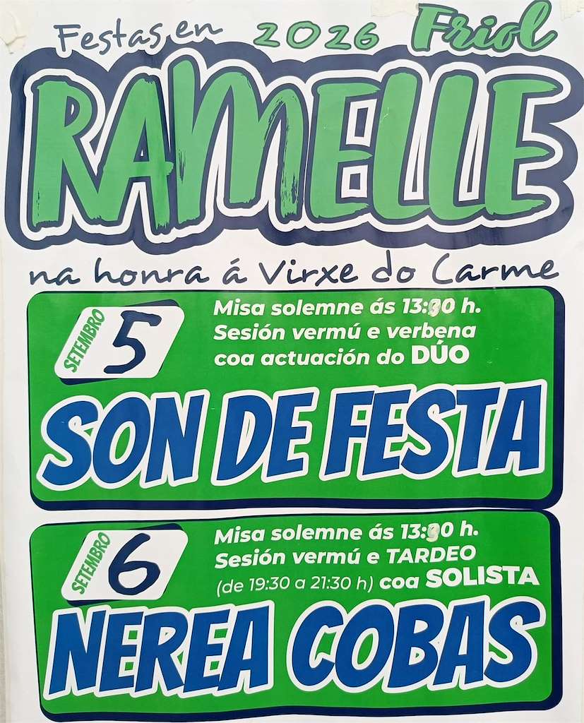 Virxe do Carme de Ramelle (2026) en Friol
