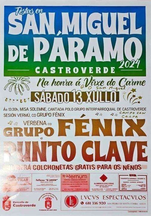 Virxe do Carme de San Miguel de Páramo en Castroverde
