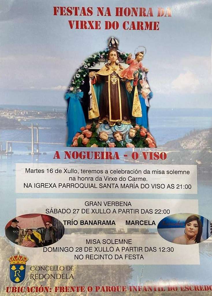 Virxe do Carme do Viso en Redondela