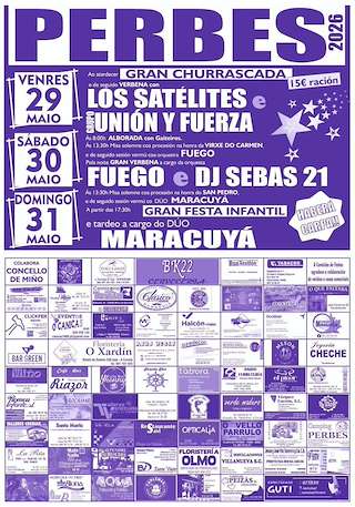 Fechas, información, programa, cartel, imágenes, mapa y ubicación de Virxe do Carme e San Pedro de Perbes  (2026)  en  Miño
