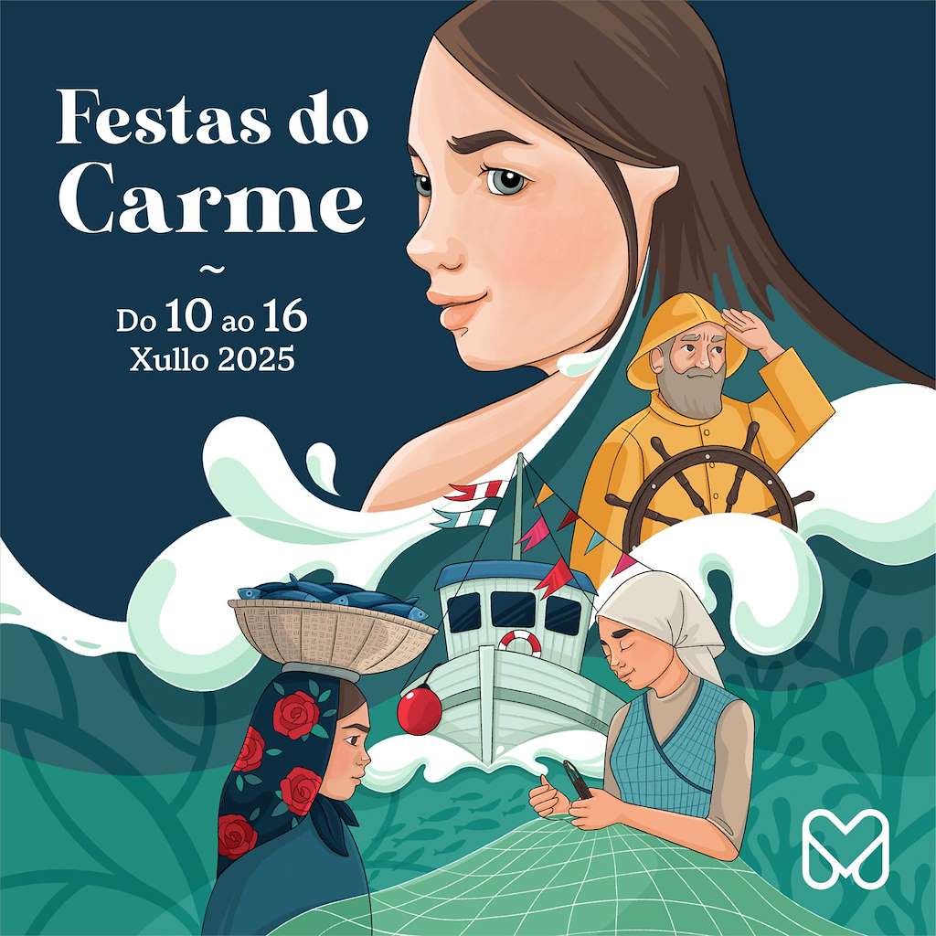 Virxe do Carme (2025) en Marín