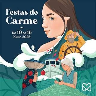 Fechas, información, programa, cartel, imágenes, mapa y ubicación de Virxe do Carme  en  Marín