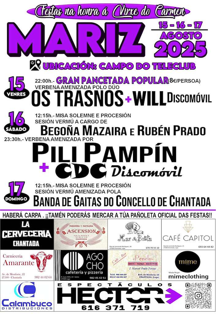 Virxe do Carmen de Mariz  en Chantada