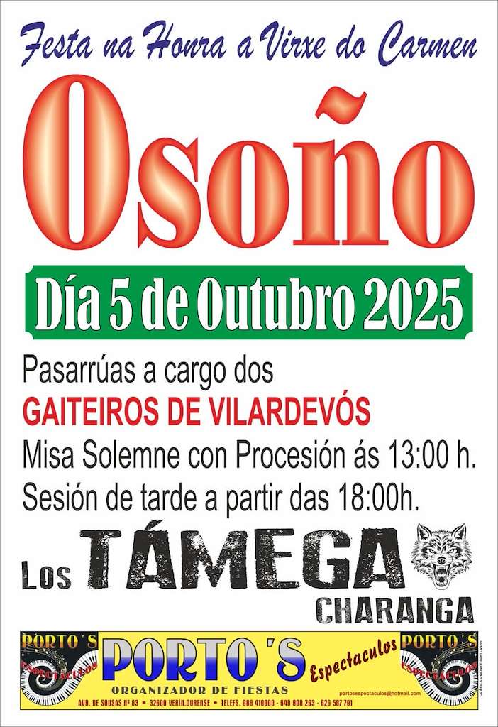 Virxe do Carmen de Osoño en Verín