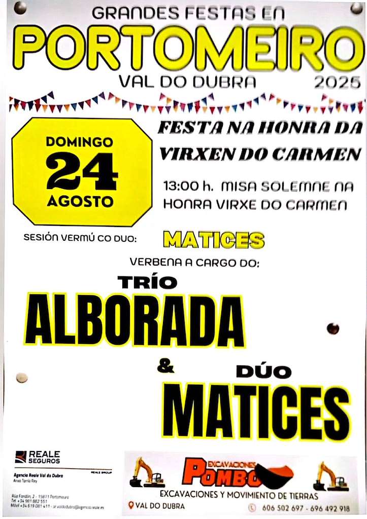 Virxe do Carmen de Portomeiro (2026) en Val do Dubra