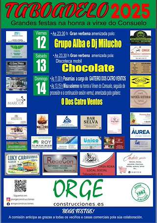 Fechas, información, programa, cartel, imágenes, mapa y ubicación de Virxe do Consuelo de Taboadelo  en  Ponte Caldelas