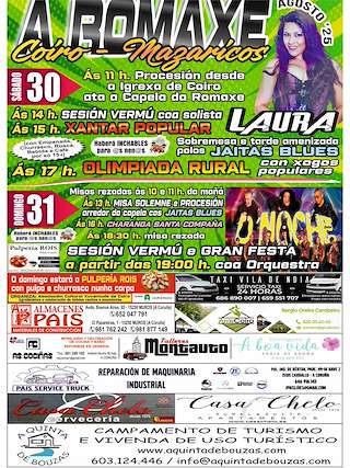 Fechas, información, programa, cartel, imágenes, mapa y ubicación de Virxe do Monte na Romaxe de Coiro  en  Mazaricos
