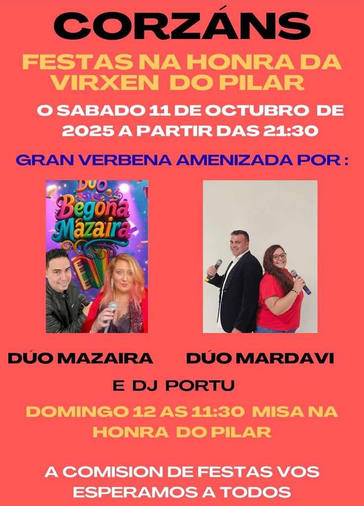 Virxe do Pilar de Corzáns en Salvaterra do Miño