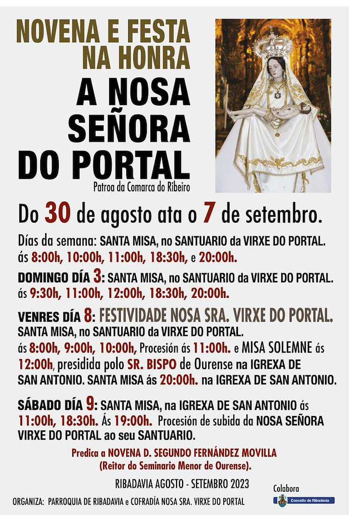 Virxe do Portal en Ribadavia