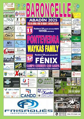 Fechas, información, programa, cartel, imágenes, mapa y ubicación de Virxe do Rosario de Baroncelle (2025)  en  Abadín