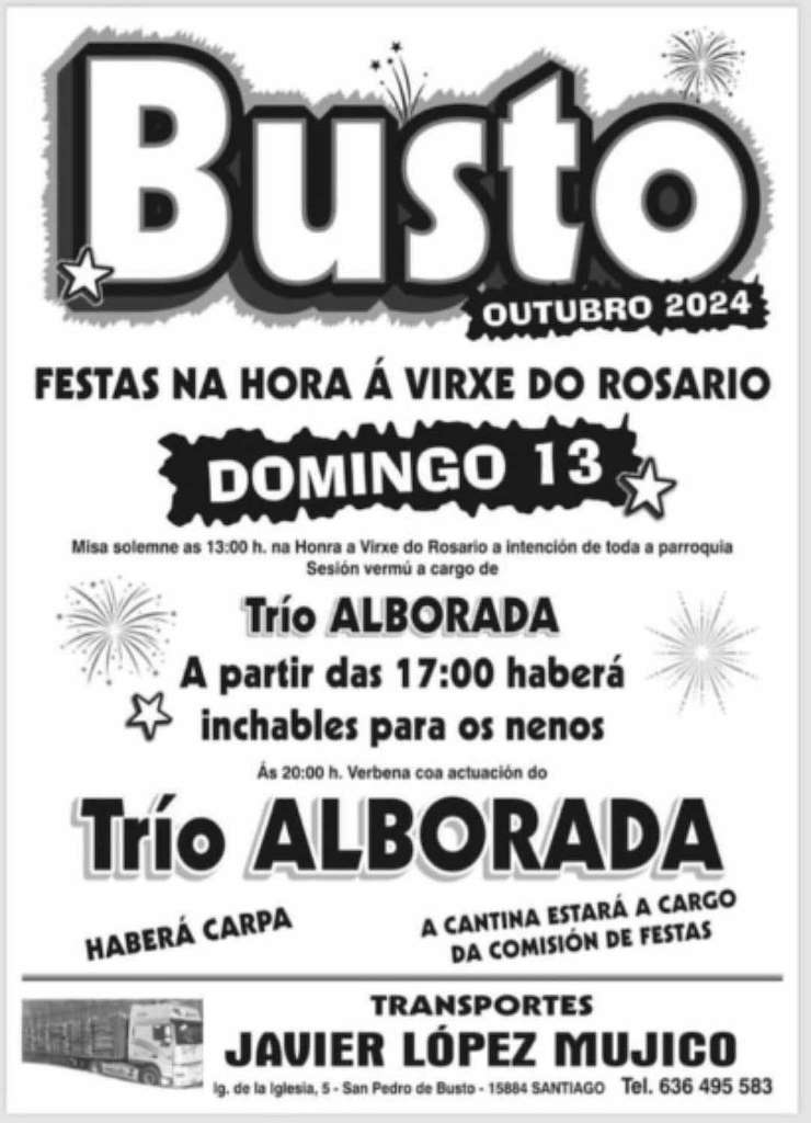 Virxe do Rosario de Busto en Santiago de Compostela