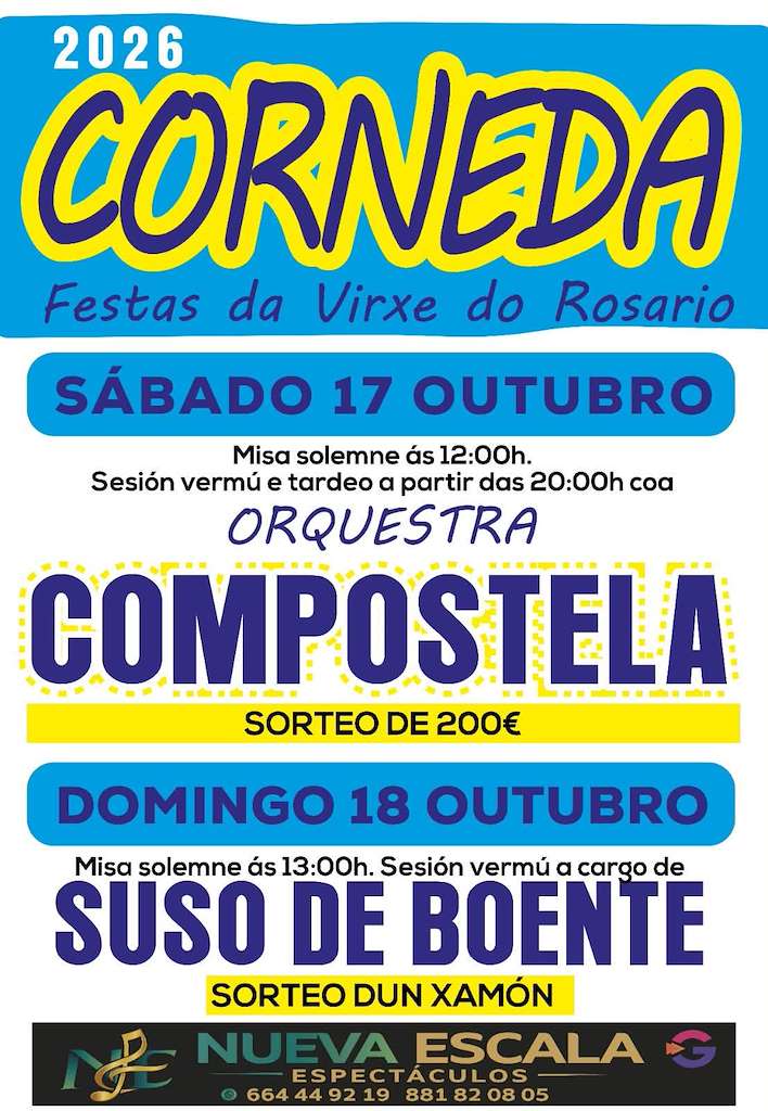 Virxe do Rosario de Corneda (2026) en Boimorto