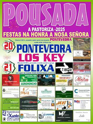 Fechas, información, programa, cartel, imágenes, mapa y ubicación de Virxe do Rosario de Pousada   en  A Pastoriza
