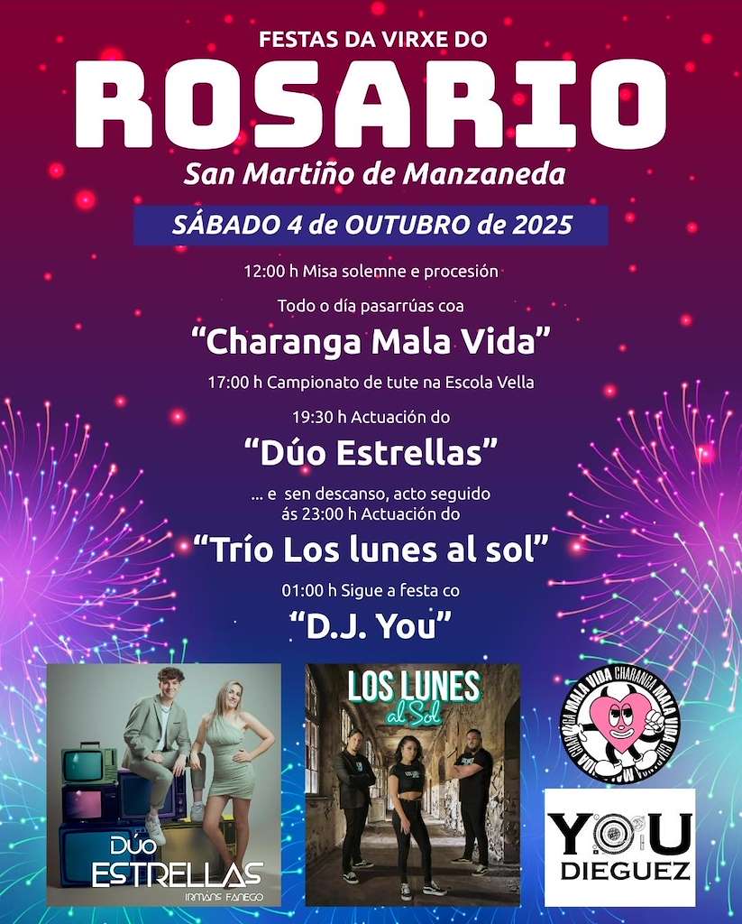 Virxe do Rosario de San Martiño en Manzaneda