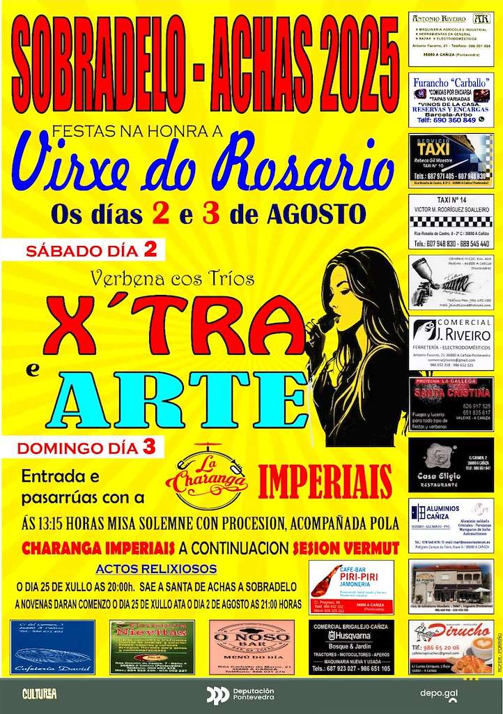 Virxe do Rosario de Sobradelo (2025) en A Cañiza