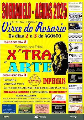 Fechas, información, programa, cartel, imágenes, mapa y ubicación de Virxe do Rosario de Sobradelo  en  A Caniza