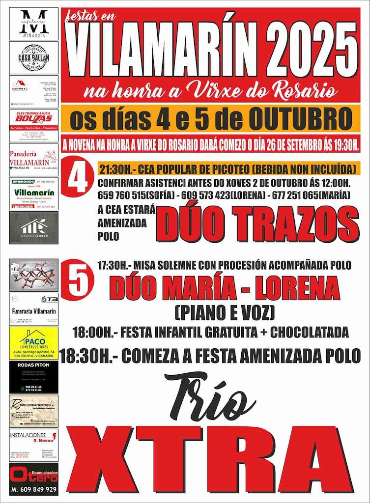 Virxe do Rosario en Vilamarín