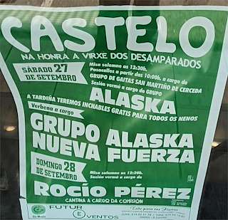 Fechas, información, programa, cartel, imágenes, mapa y ubicación de Virxe dos Desamparados de Castelo  en  Trazo