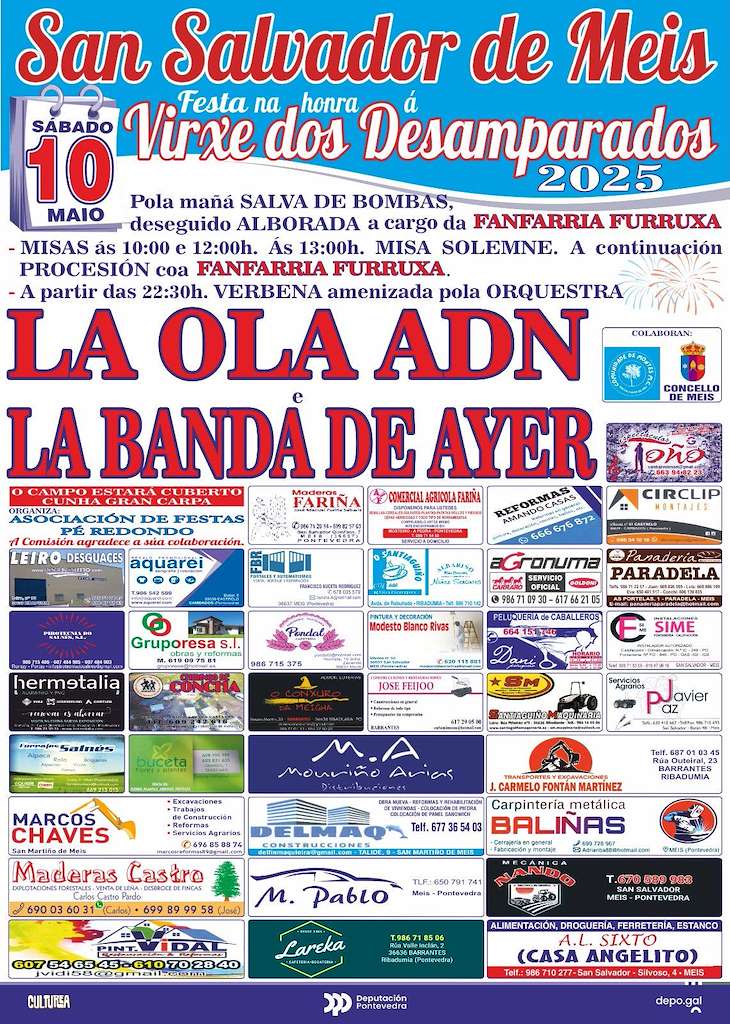Virxe dos Desamparados en Meis