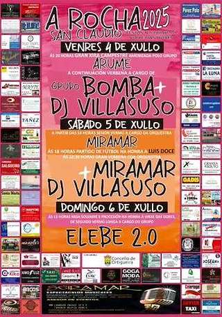 Fechas, información, programa, cartel, imágenes, mapa y ubicación de Virxe dos Dolores de San Claudio  en  Ortigueira