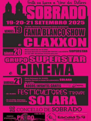 Fechas, información, programa, cartel, imágenes, mapa y ubicación de Virxe dos Dolores  en  Sobrado
