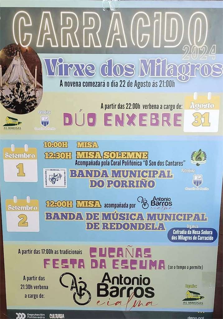 Virxe dos Miragros de Carracido en O Porriño