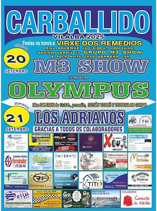 Fechas, información, programa, cartel, imágenes, mapa y ubicación de Virxe dos Remedios de Carballido  en  Vilalba