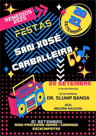 Fechas, información, programa, cartel, imágenes, mapa y ubicación de Virxe dos Remedios de San Xosé da Carballeira  en  Nogueira de Ramuín