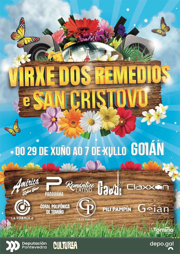 Virxe dos Remedios e San Cristovo de Goián en Tomiño