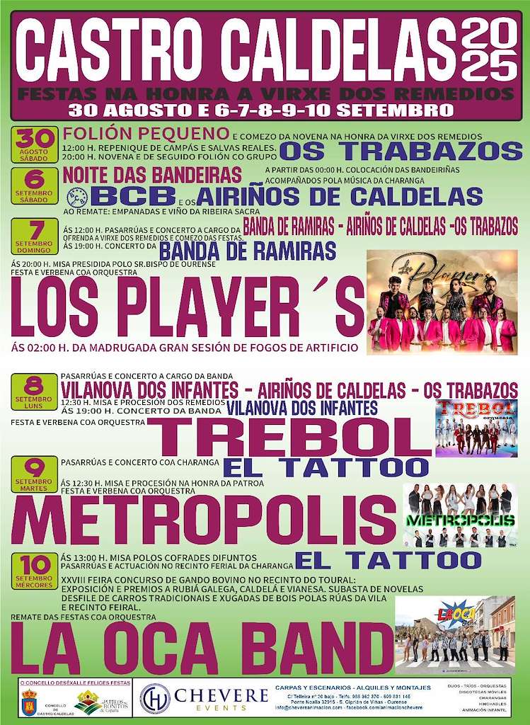 Virxe dos Remedios en O Castro de Caldelas