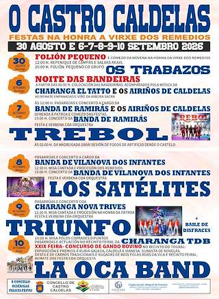 Fechas, información, programa, cartel, imágenes, mapa y ubicación de Virxe dos Remedios (2026) en O Castro de Caldelas