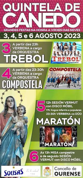 Virxen das Neves de Quintela de Canedo en Ourense