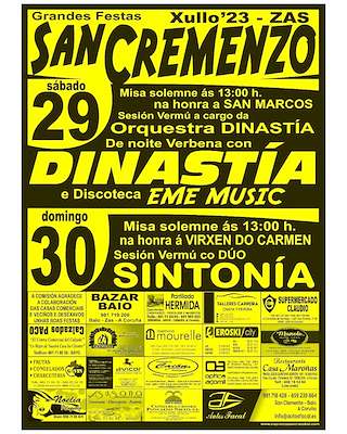 Virxen do Carmen  e San Marcos de San Cremenzo  en Zas