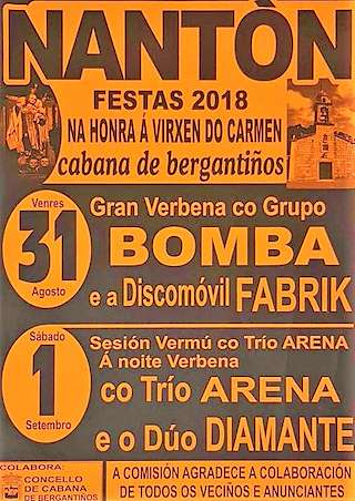 Virxen do Carmen de Nantón en Cabana de Bergantiños