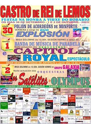 Virxen do Rosario de Castro de Rei de Lemos (2025) en Paradela