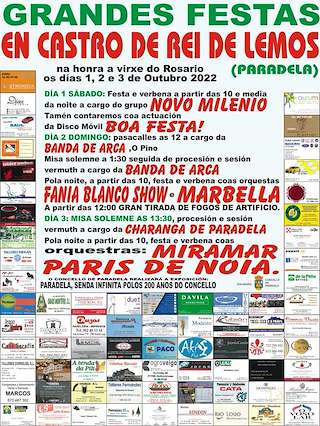 Virxen do Rosario de Castro de Rei de Lemos (2025) en Paradela