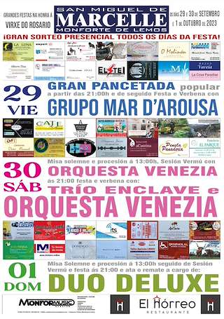 Virxen do Rosario de Marcelle en Monforte de Lemos