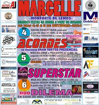 Virxen do Rosario de Marcelle en Monforte de Lemos