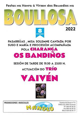 Virxen dos Remedios de Boullosa en Xinzo de Limia