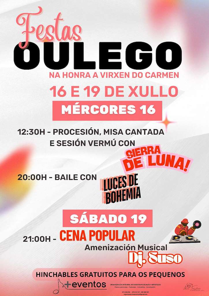 Virxen do Carmen de Oulego (2025) en Rubiá