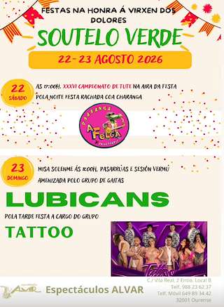 Fechas, información, programa, cartel, imágenes, mapa y ubicación de Virxen dos Dores en Soutelo Verde (2026)  en  Laza