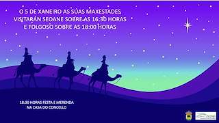 Cabalgata de Reis en Folgoso do Courel