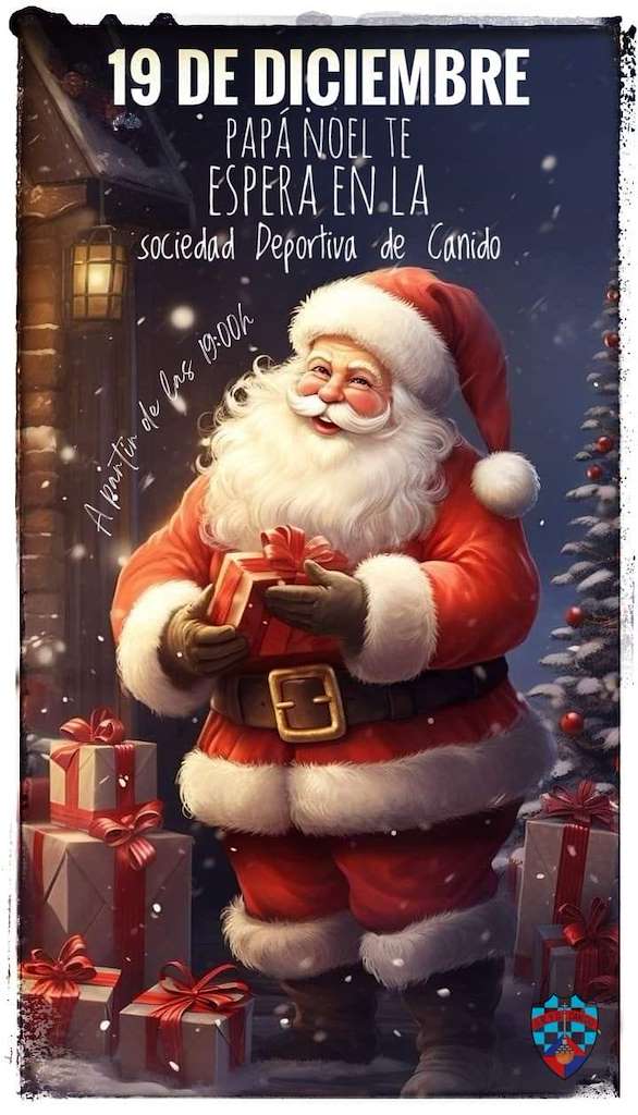 Visita de Papá Noel a Canido en Ferrol