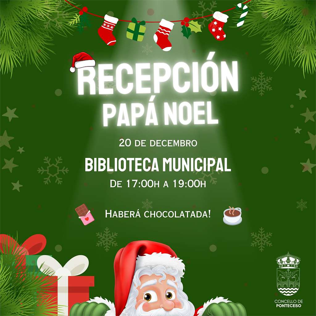 Visita de Papá Noel en Ponteceso