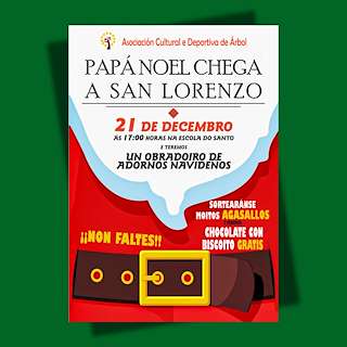 Fechas, información, programa, cartel, imágenes, mapa y ubicación de Visita de Papá Noel  en  Vilalba