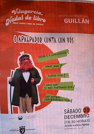 Fechas, información, programa, cartel, imágenes, mapa y ubicación de Visita do Apalpador a Guillán (2025)  en  Vilagarcía de Arousa