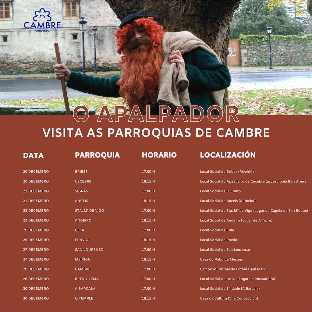 Visita do Apalpador  en Cambre
